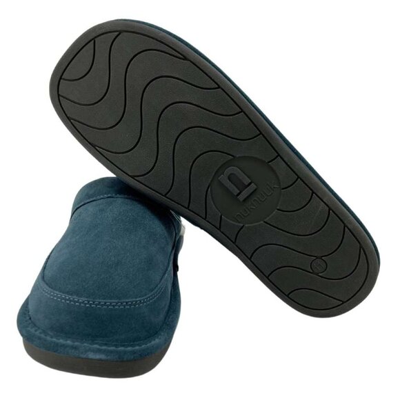 Nuknuuk Men's Denim Blue Leather Slippers | Various Sizes - Picture 6 of 6